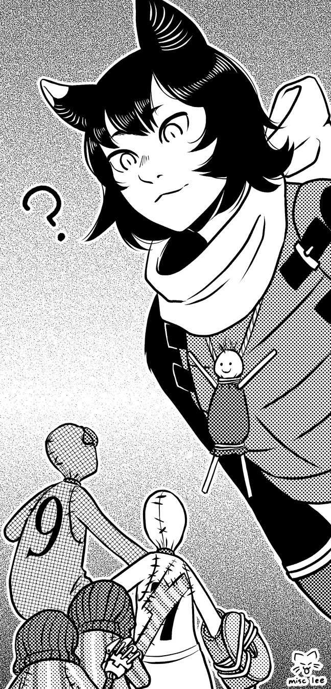 izutsumi and yaad (dungeon meshi and 1 more) drawn by misc_lee