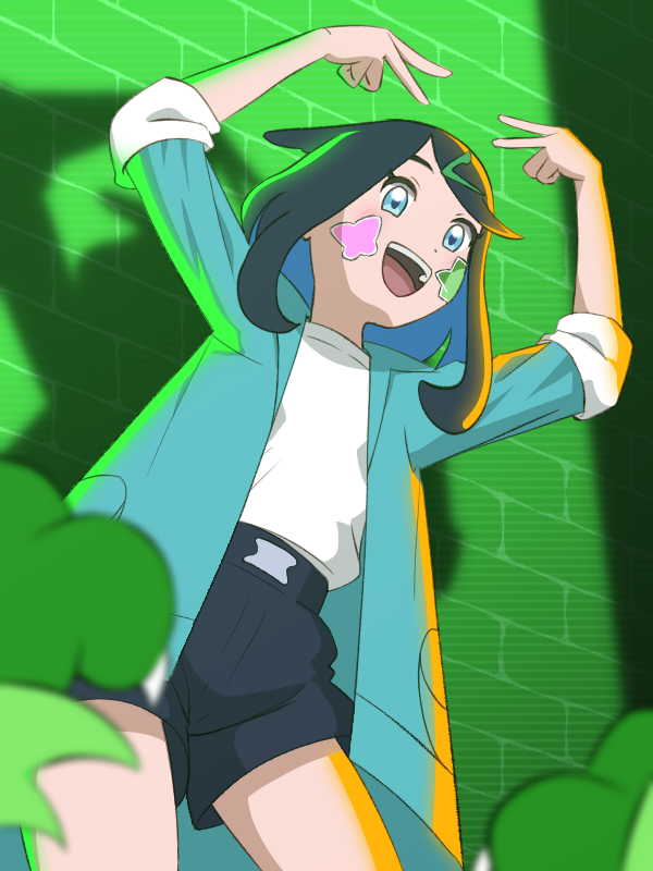 liko and floragato (pokemon and 1 more) drawn by msr_(dmvh2384)