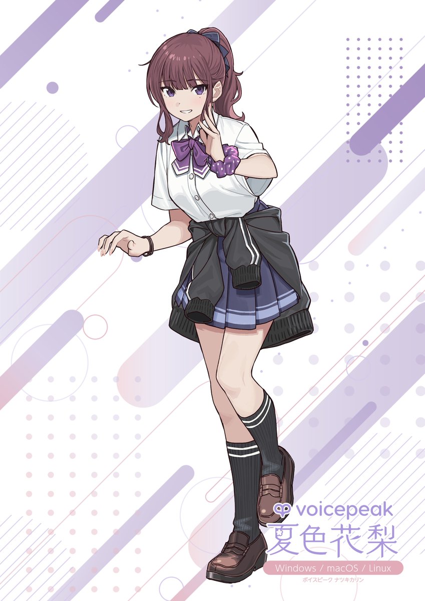 natsuki karin (synthesizer v and 2 more) drawn by teshima_nari