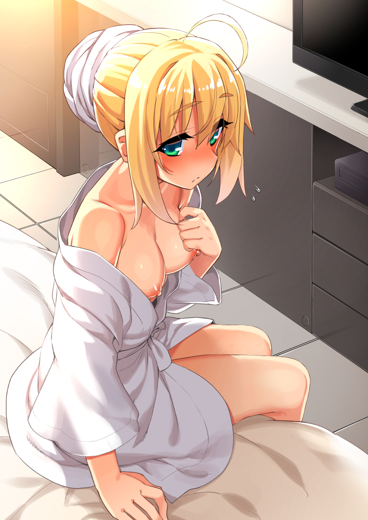 artoria pendragon and saber (fate and 1 more) drawn by namonashi