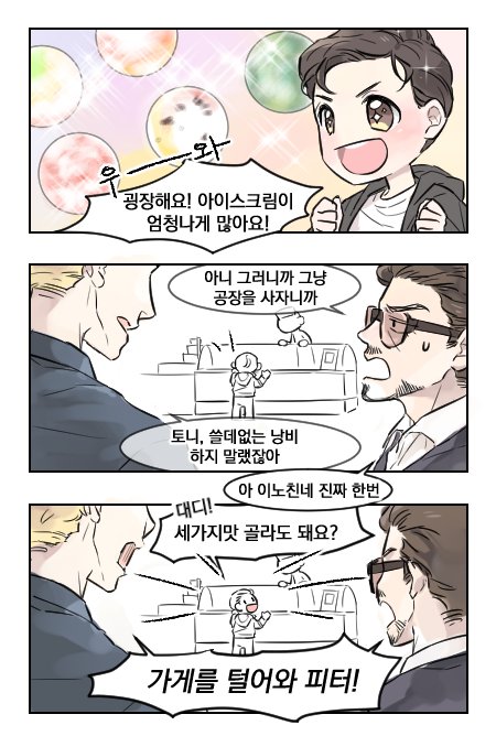steve rogers, tony stark, and peter parker (marvel and 2 more) drawn by milkmaster