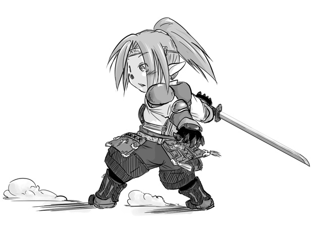 adventurer and samurai (final fantasy and 1 more)