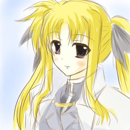fate testarossa (lyrical nanoha and 1 more) drawn by mkt_(50r50r)