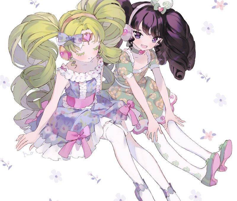 falulu and gaaruru (pretty series and 1 more) drawn by inogashi