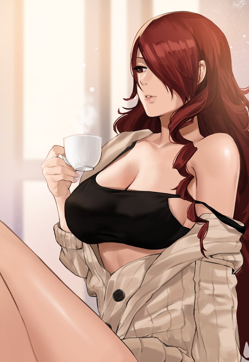 kirijou mitsuru (persona and 1 more) drawn by j@ck