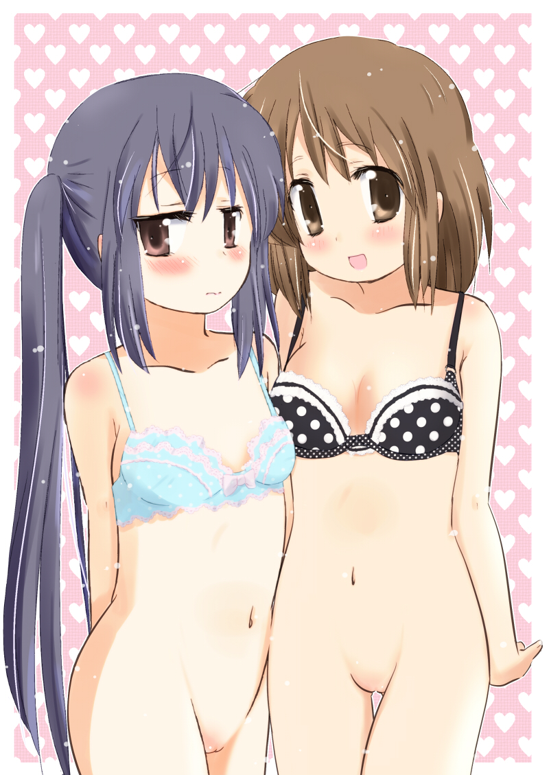 nakano azusa and hirasawa yui (k-on!) drawn by hoshi_mirin