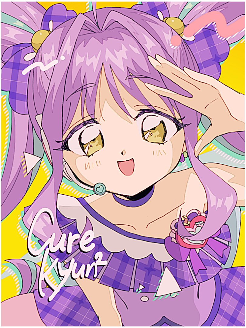 shigure kokoro and cure kyunkyun (precure and 1 more) drawn by tteenncchhii