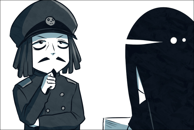 admiral, ru-class battleship, abyssal admiral, and admiral suwabe (kantai collection) drawn by k-suwabe