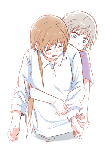 nitta minami and anastasia (idolmaster and 1 more) drawn by bowwow_(hamju94)
