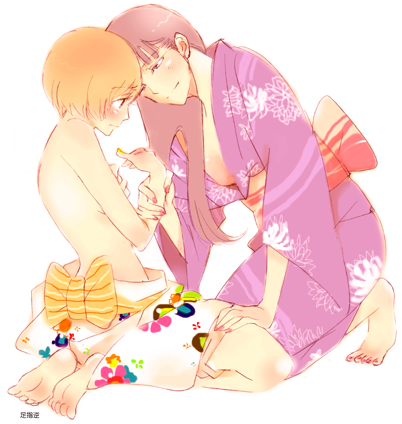 satonaka chie and amagi yukiko (persona and 1 more) drawn by kuu-0226