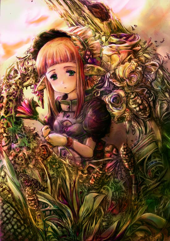 ibara-hime (otogi-juushi akazukin) drawn by ruku_(alicecreation)