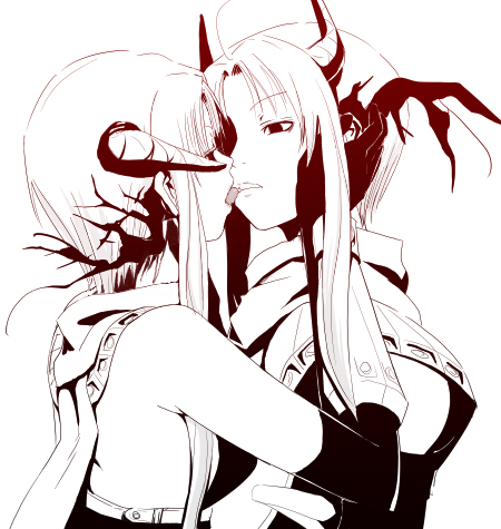 assassin cross and succubus (ragnarok online) drawn by mr.romance
