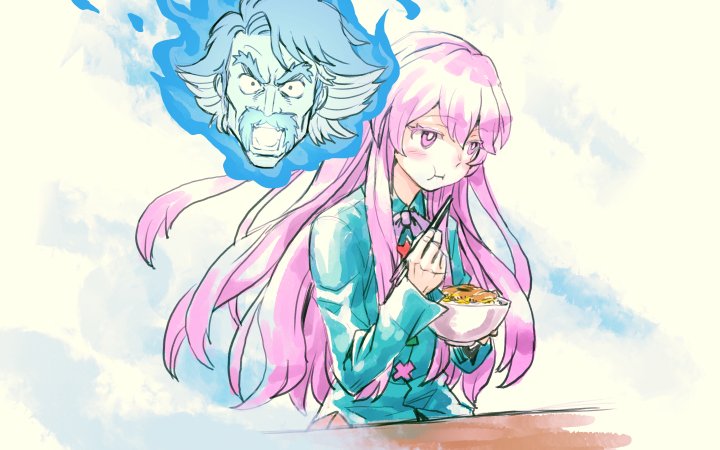 hata no kokoro and murata genjiro (touhou and 1 more) drawn by meimaru_inuchiyo