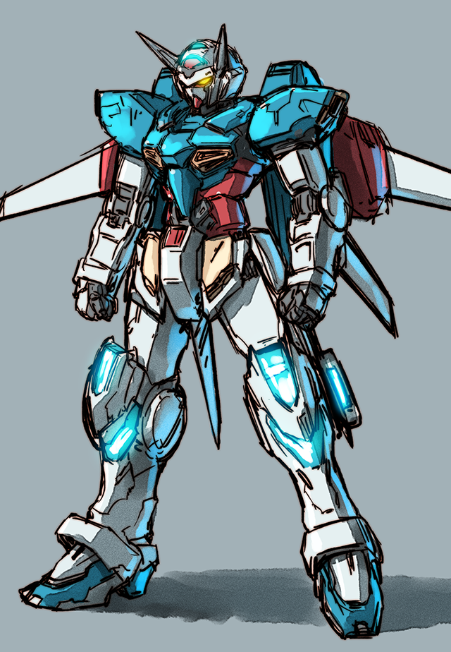 g-self and g-self atmospheric pack (gundam and 1 more) drawn by banchengping@126