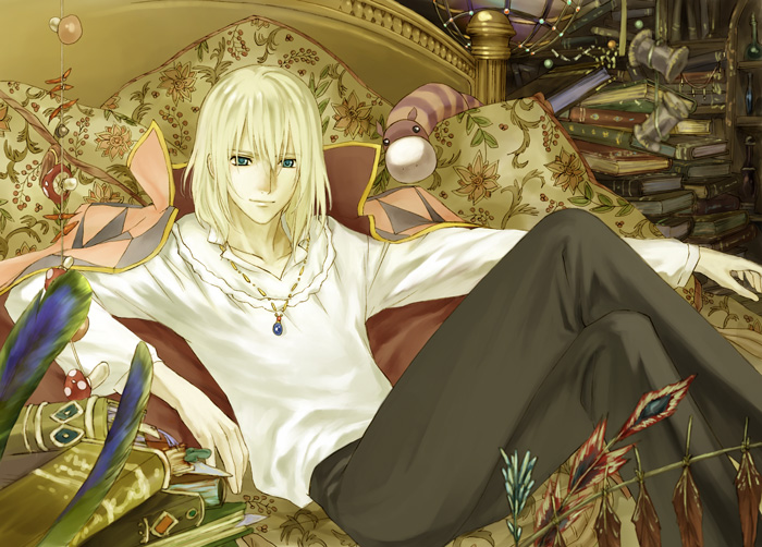 howl pendragon (howl no ugoku shiro) drawn by sakaki_kuuya