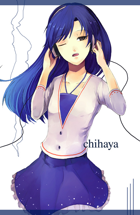 kisaragi chihaya (idolmaster and 1 more) drawn by pos_(shiratama-ya)