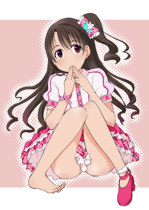 shimamura uzuki (idolmaster and 1 more) drawn by deden