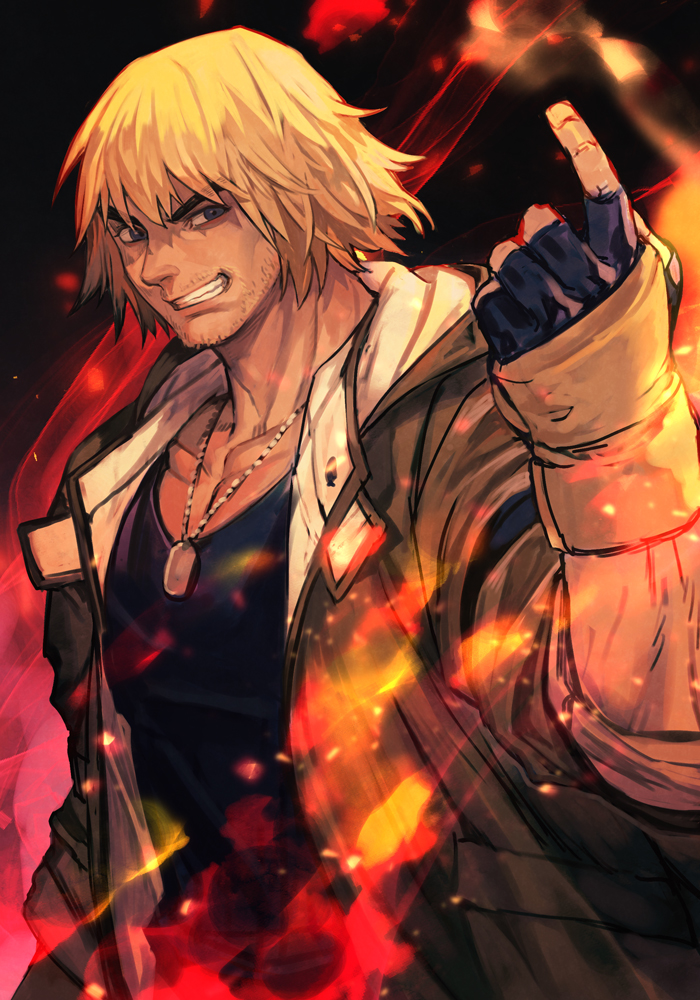 ken masters (street fighter and 1 more) drawn by hungry_clicker