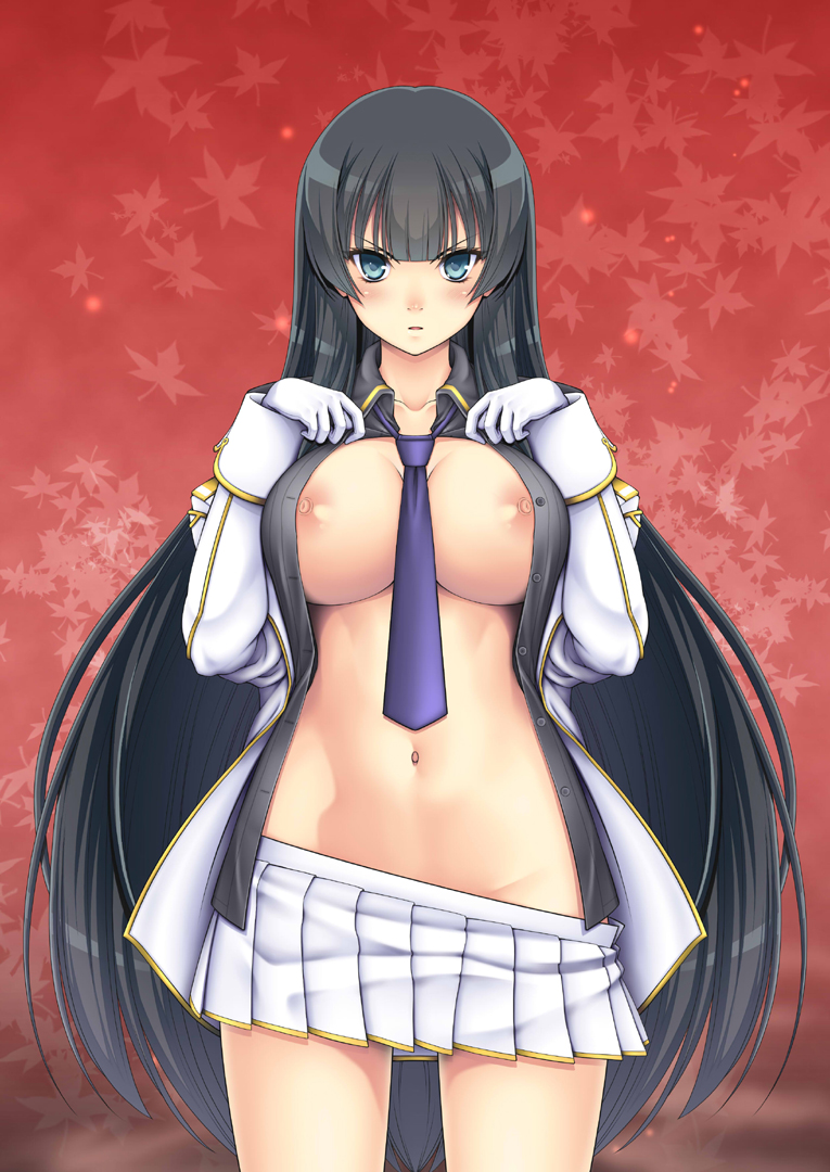 ikaruga (senran kagura and 1 more) drawn by osafune_kairi