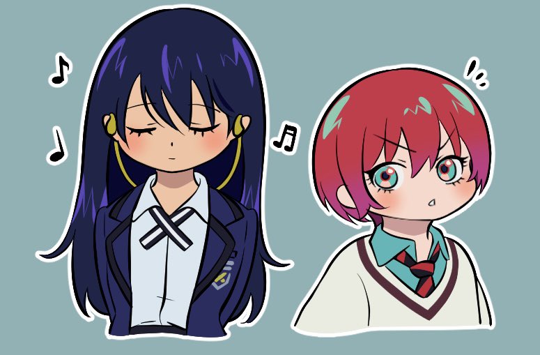 amate yuzuriha and nyaan (gundam and 1 more) drawn by myu_myu_sun