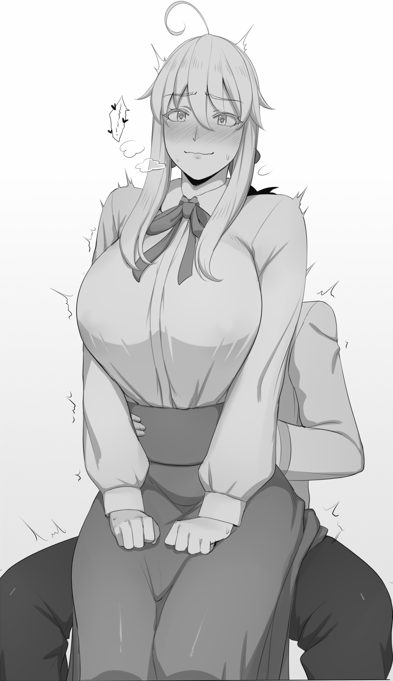 artoria pendragon, saber, and fujimaru ritsuka (fate and 1 more) drawn by lvl_(sentrythe2310)