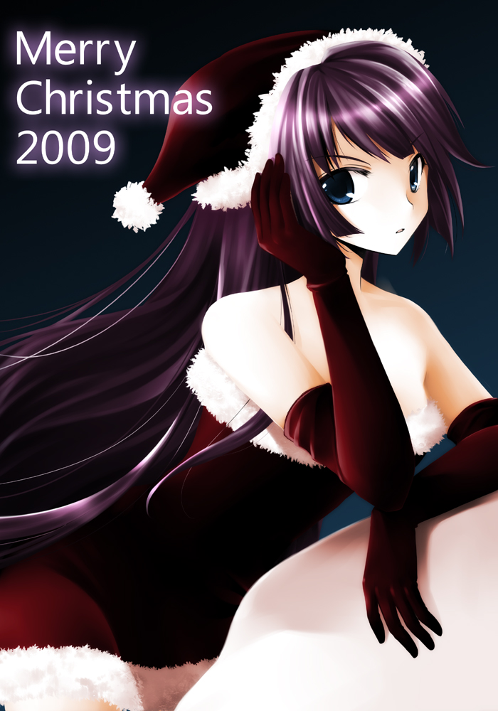 senjougahara hitagi (monogatari and 1 more) drawn by narumizg