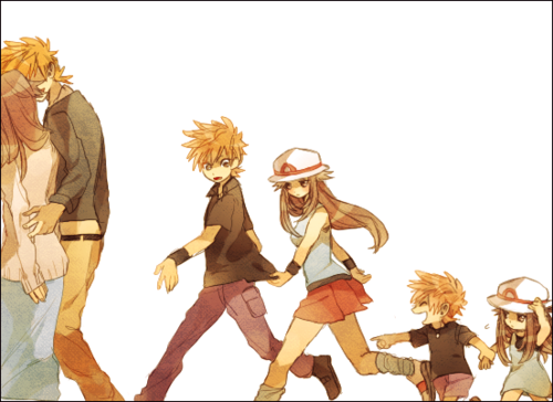 blue oak and leaf (pokemon and 1 more) drawn by stone_(shirokanipe_ranran)