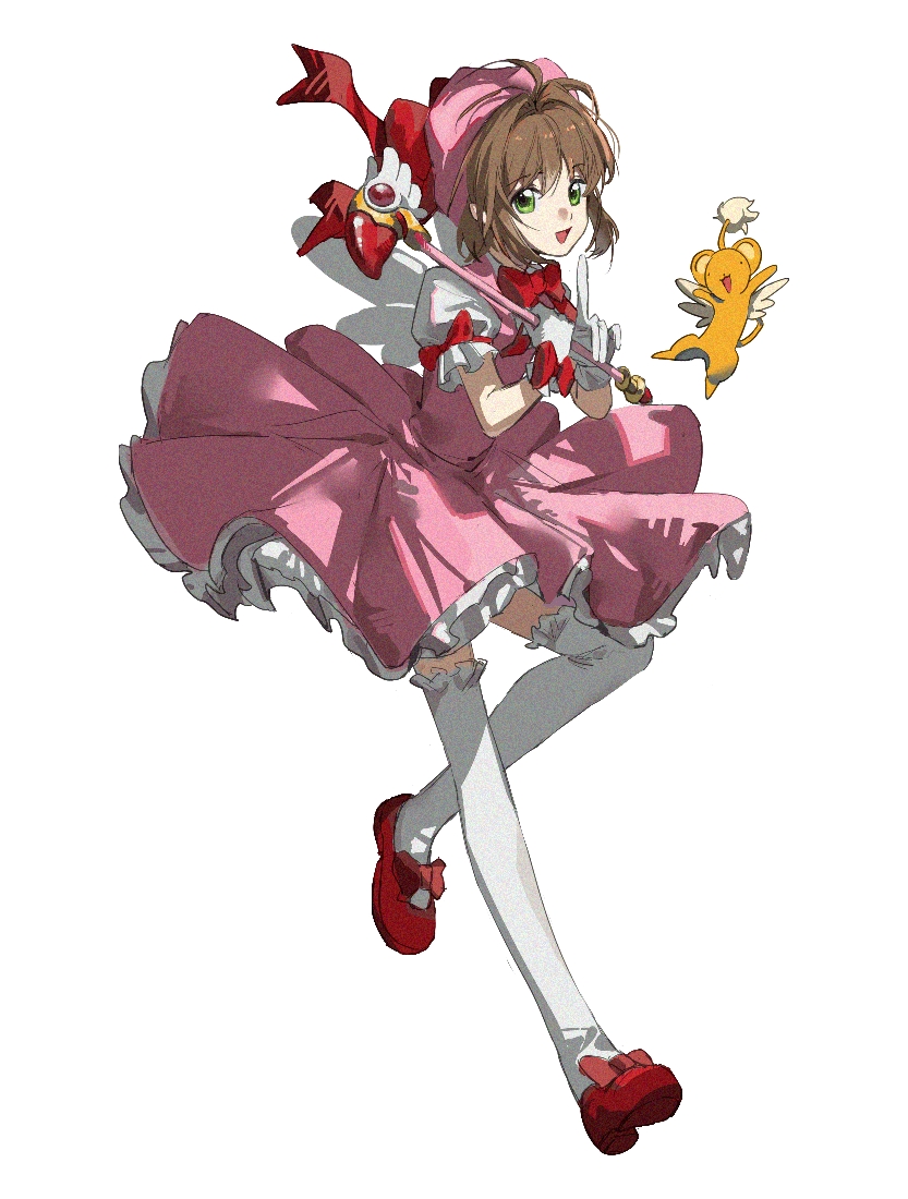 kinomoto sakura and kero (cardcaptor sakura) drawn by forever9_(user_jwem4753)