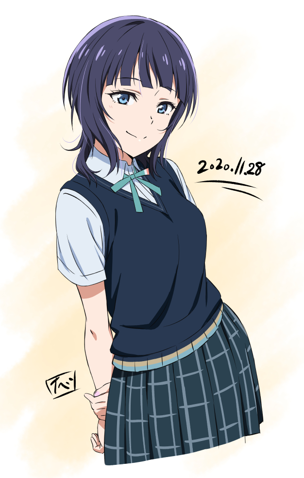 asaka karin (love live! and 1 more) drawn by watanabe_keisuke