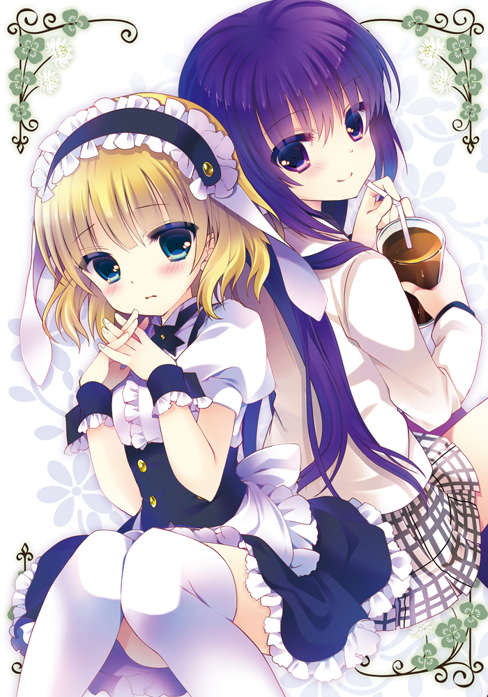 kirima syaro and tedeza rize (gochuumon wa usagi desu ka?) drawn by takashina_asahi