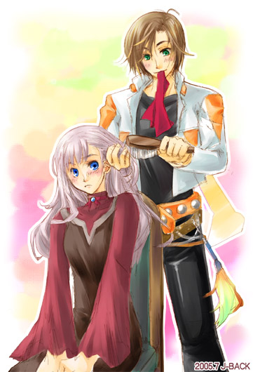 raquel applegate and arnaud g. vasquez (wild arms and 1 more) drawn by minazuki_kurisu