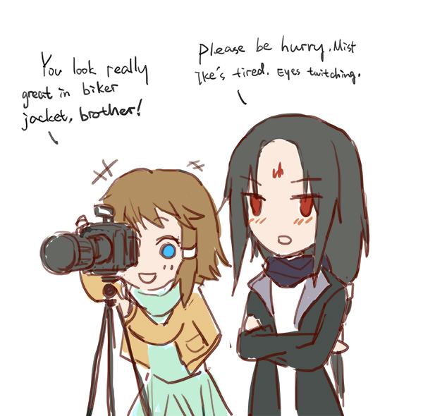 soren and mist (fire emblem and 1 more) drawn by novice_(o_novice)