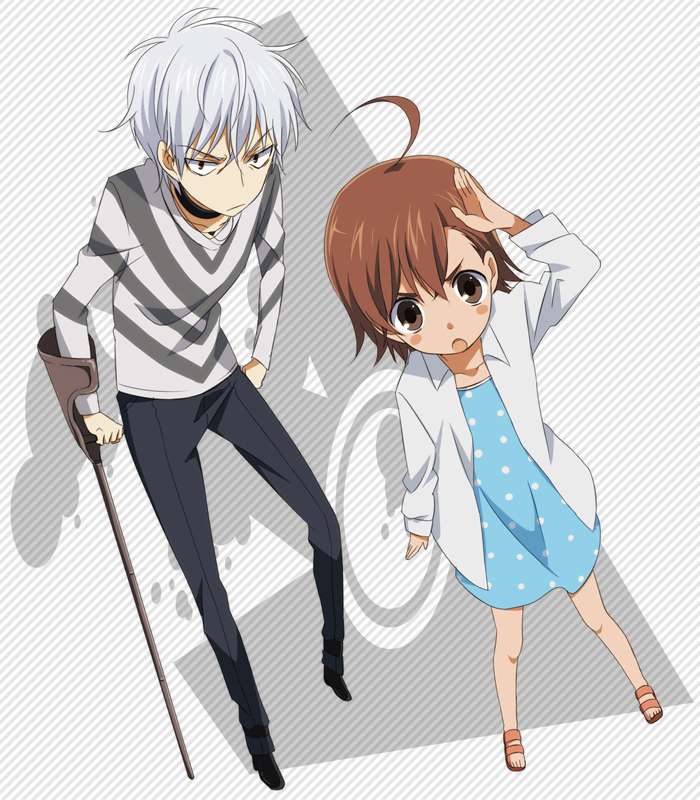 accelerator and last order (toaru majutsu no index) drawn by minagawa