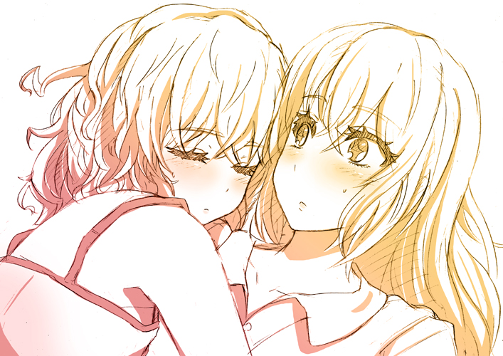 shokuhou misaki and gokusai kaibi (toaru majutsu no index and 1 more) drawn by sakasana_(kaisen_teikoku)
