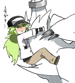 n and reshiram (pokemon and 2 more) drawn by yara_kami_meiosei