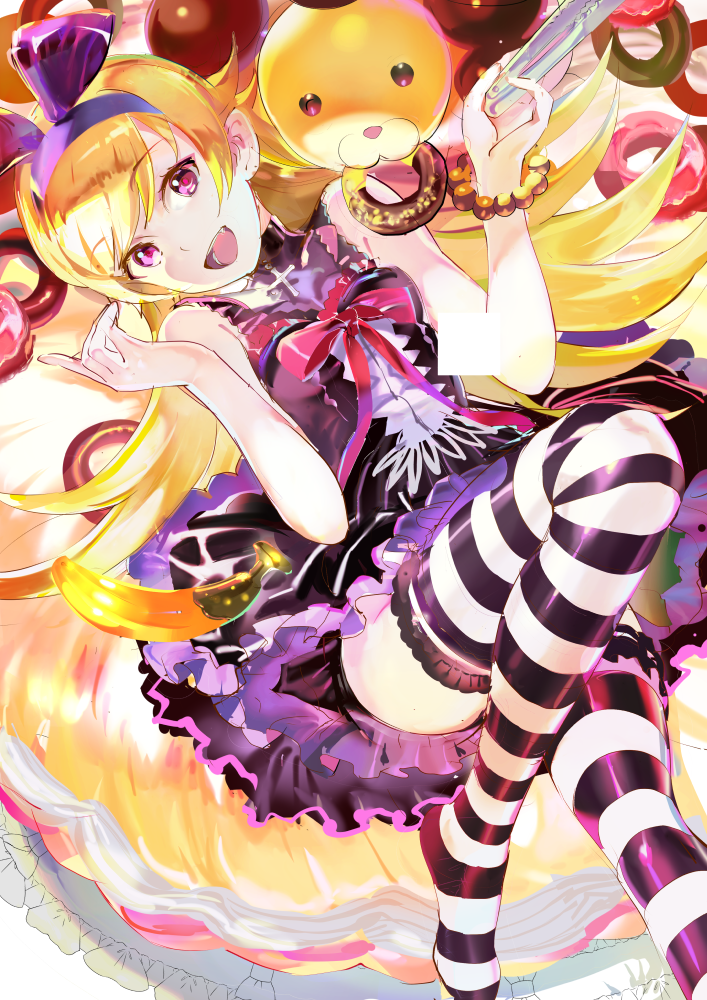 oshino shinobu (monogatari and 1 more) drawn by 119