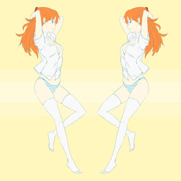souryuu asuka langley (neon genesis evangelion) drawn by hachimitsuboi