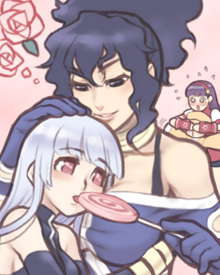 kula diamond, asamiya athena, bao, and diana (the king of fighters)