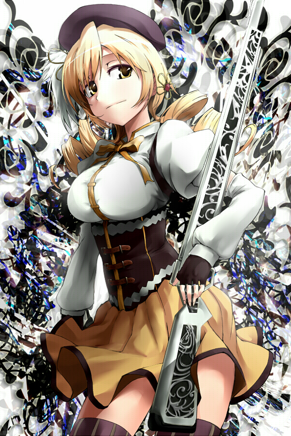 tomoe mami (mahou shoujo madoka magica) drawn by oota_takeshi