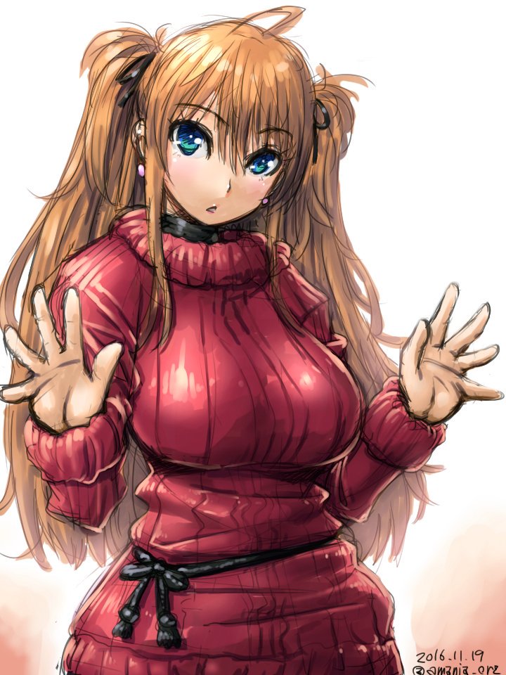 souryuu asuka langley (neon genesis evangelion) drawn by amania_orz
