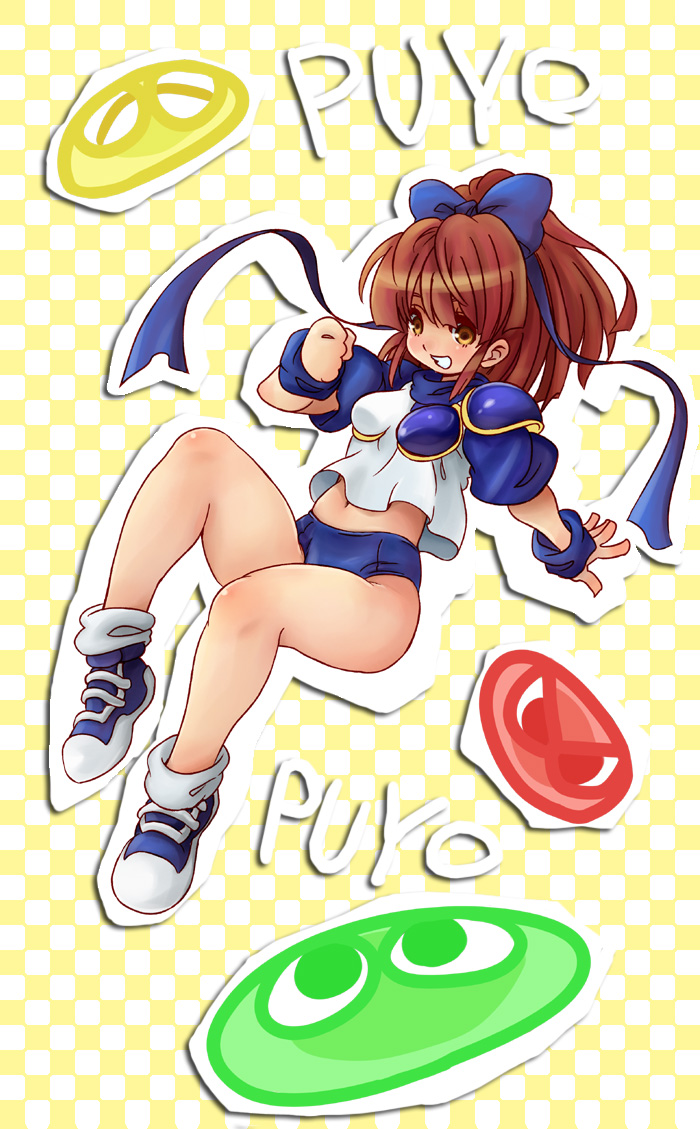 arle nadja and puyo (puyopuyo and 1 more) drawn by suzunashi_susumu