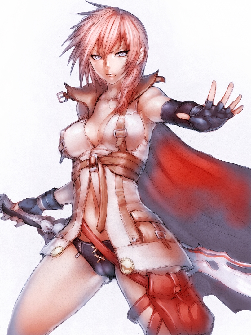 lightning farron (final fantasy and 1 more) drawn by fumio_(rsqkr)
