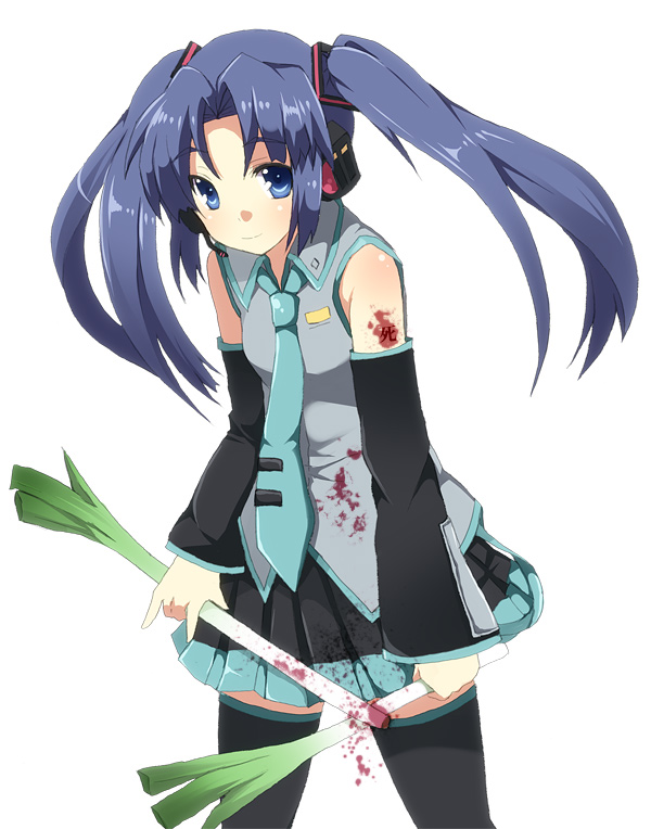 hatsune miku and asakura ryoko (vocaloid and 1 more) drawn by inui_nagi