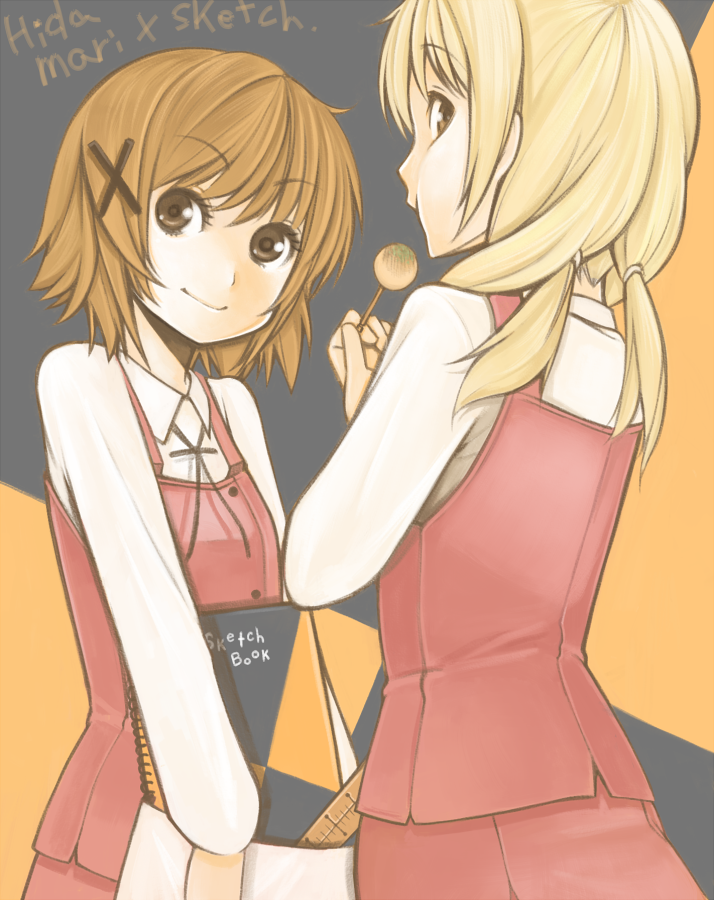 yuno and miyako (hidamari sketch and 1 more) drawn by titanic21