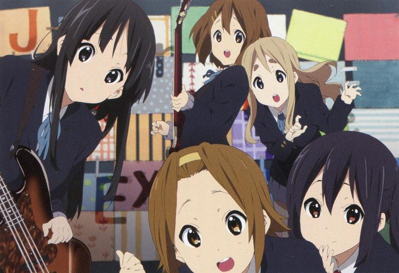 akiyama mio, nakano azusa, hirasawa yui, tainaka ritsu, and kotobuki tsumugi (k-on!)