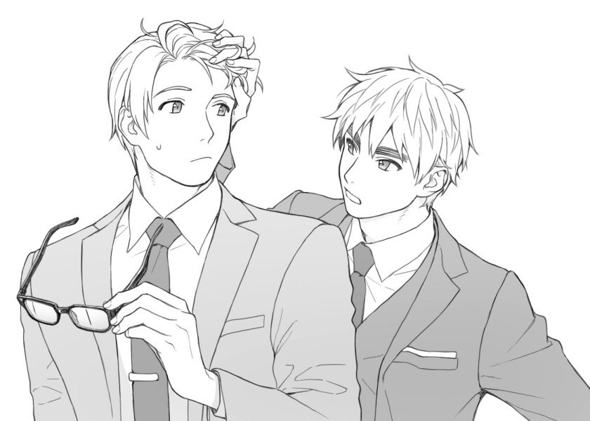 america and united kingdom (axis powers hetalia) drawn by to@st
