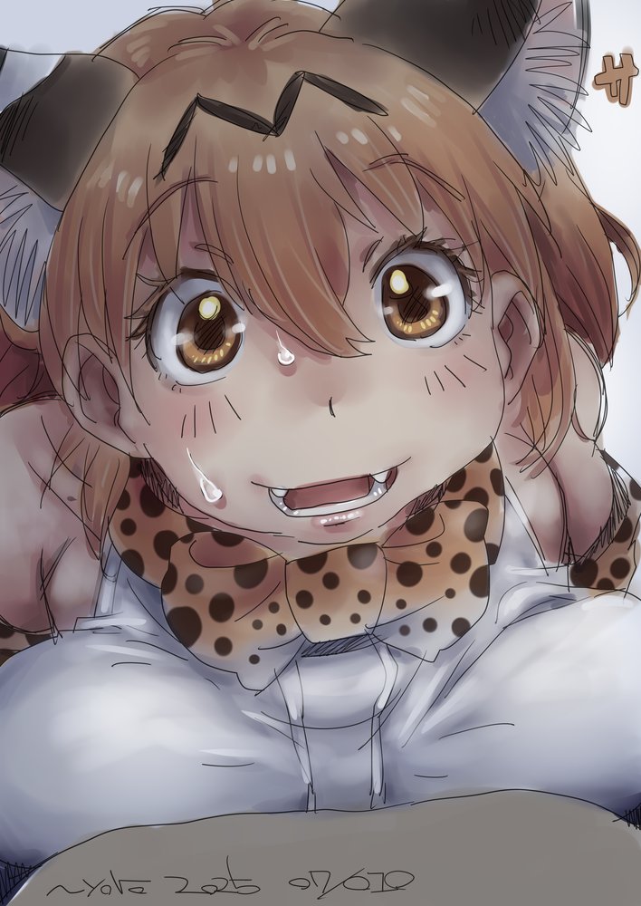 serval (kemono friends) drawn by nyororiso_(muyaa)