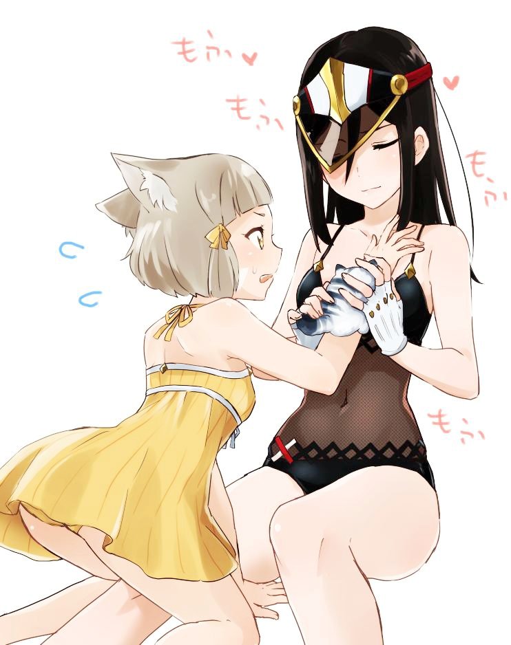 nia and morag ladair (xenoblade chronicles and 1 more) drawn by madanai_(morisumeshi)