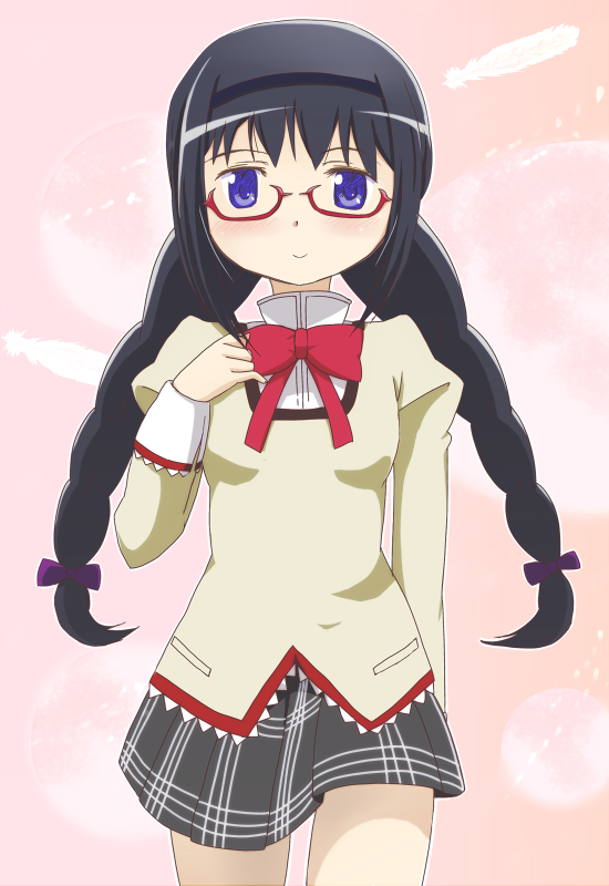 akemi homura (mahou shoujo madoka magica) drawn by ma-2_(konkon_kitakitsune)