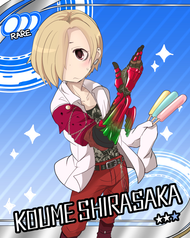 shirasaka koume and ankh (idolmaster and 3 more) drawn by chiyomi